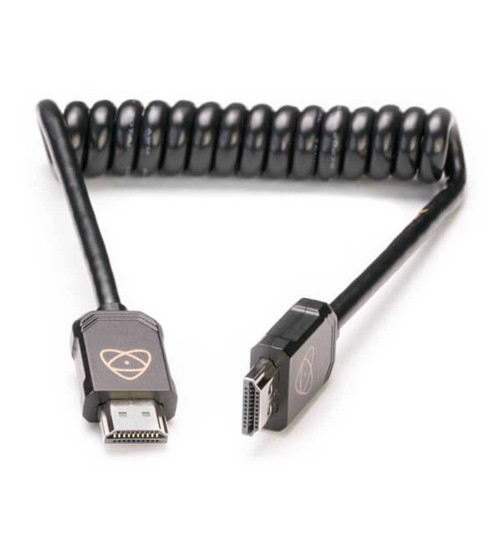 Atomos AtomFLEX HDMI to HDMI Coiled Cable (30cm)